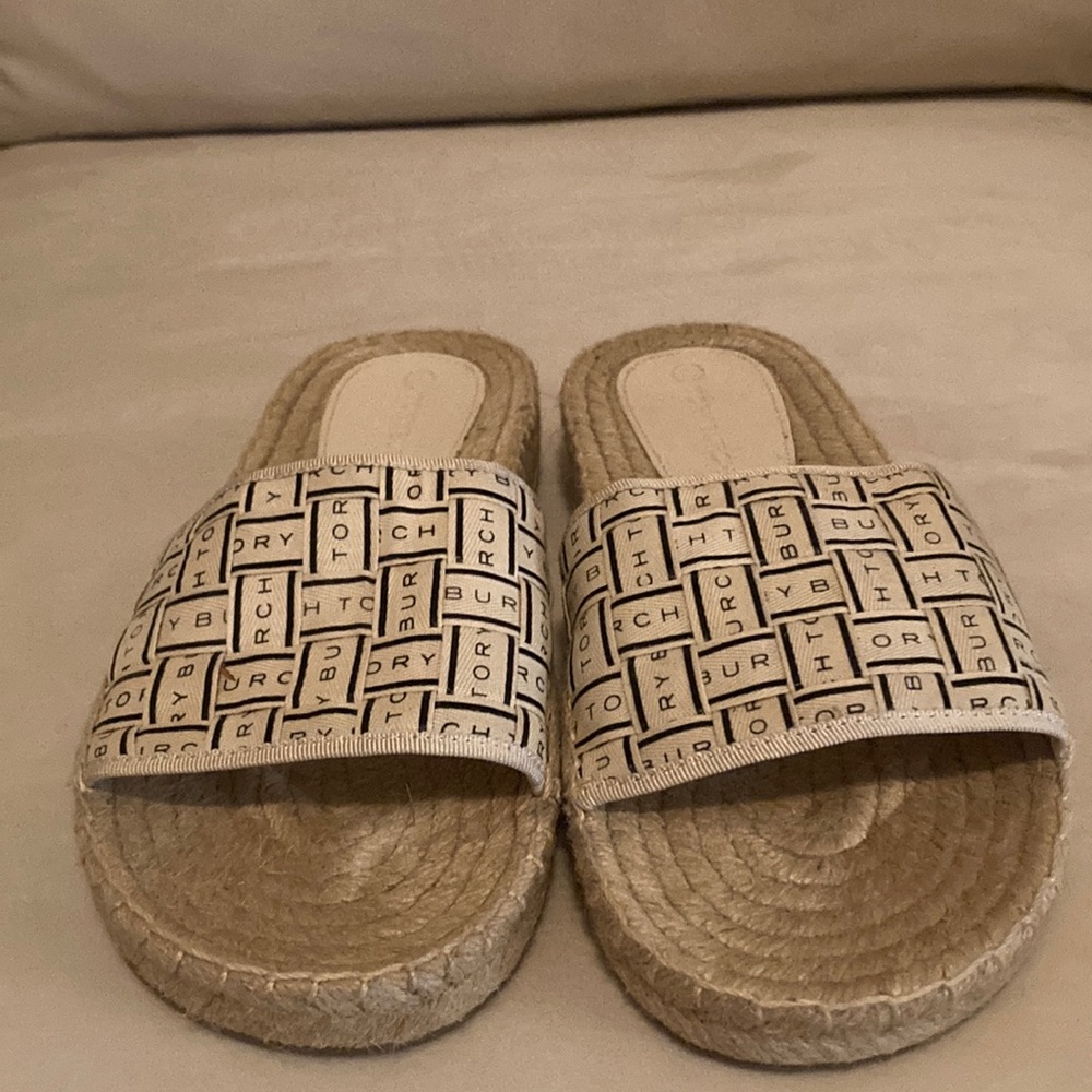 Tory Burch printed braided espadrille